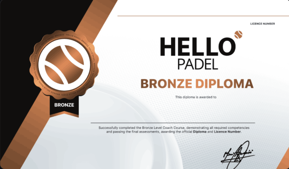 Bronze diploma